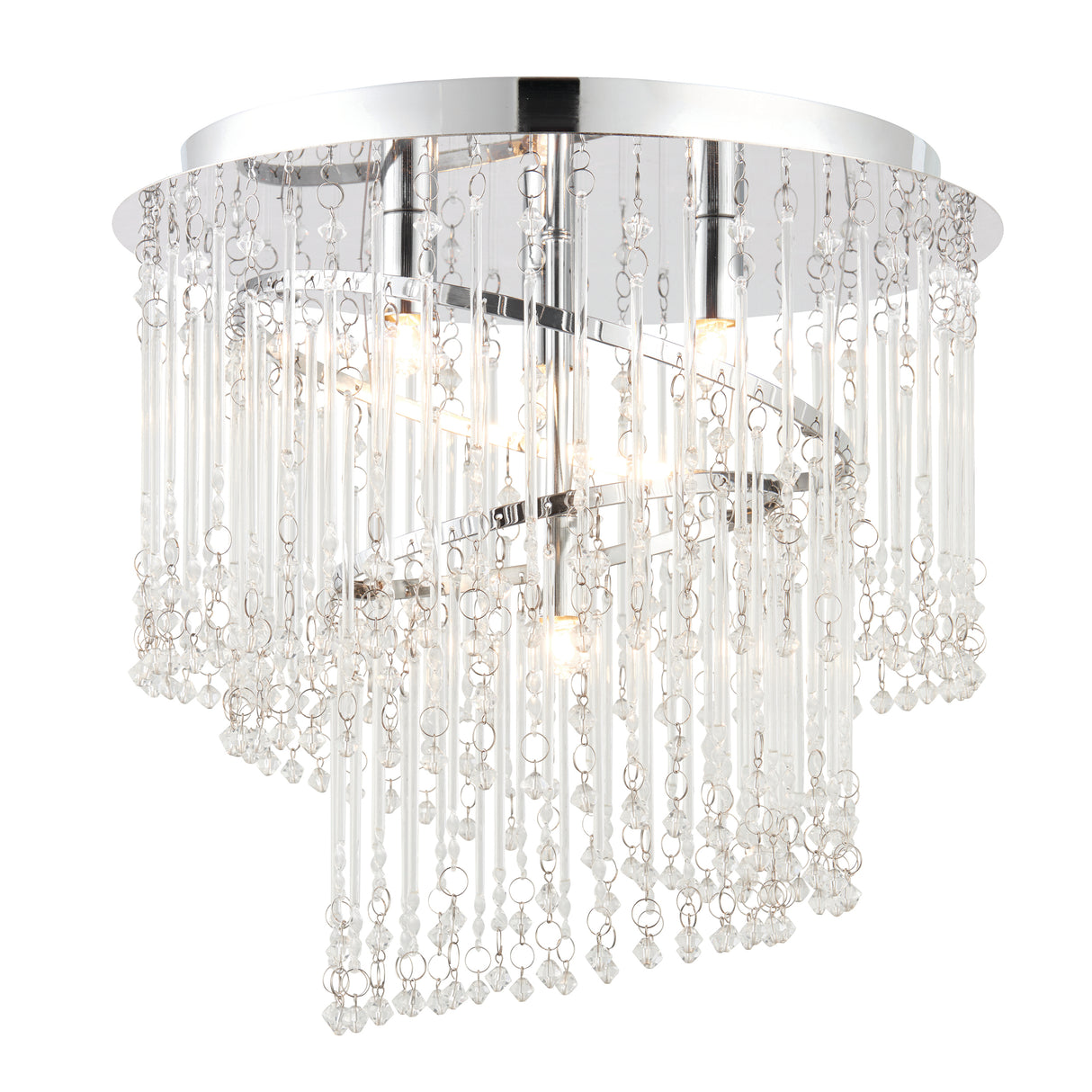 Camille 4 Light Flush Ceiling Light