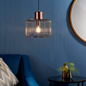 Nicola Pendant Light, Antique Copper