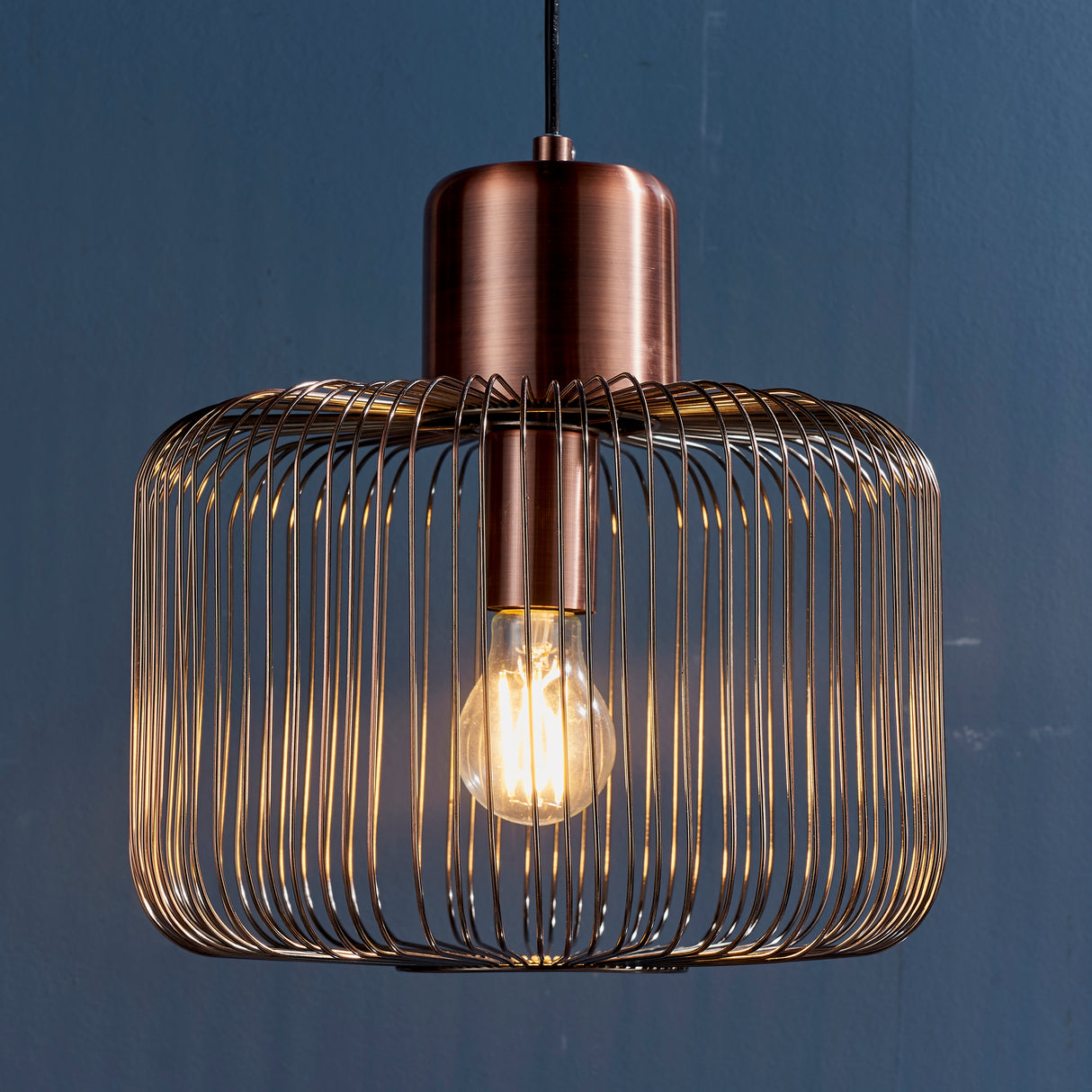 Nicola Pendant Light, Antique Copper