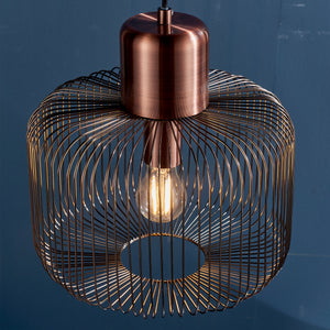 Nicola Pendant Light, Antique Copper