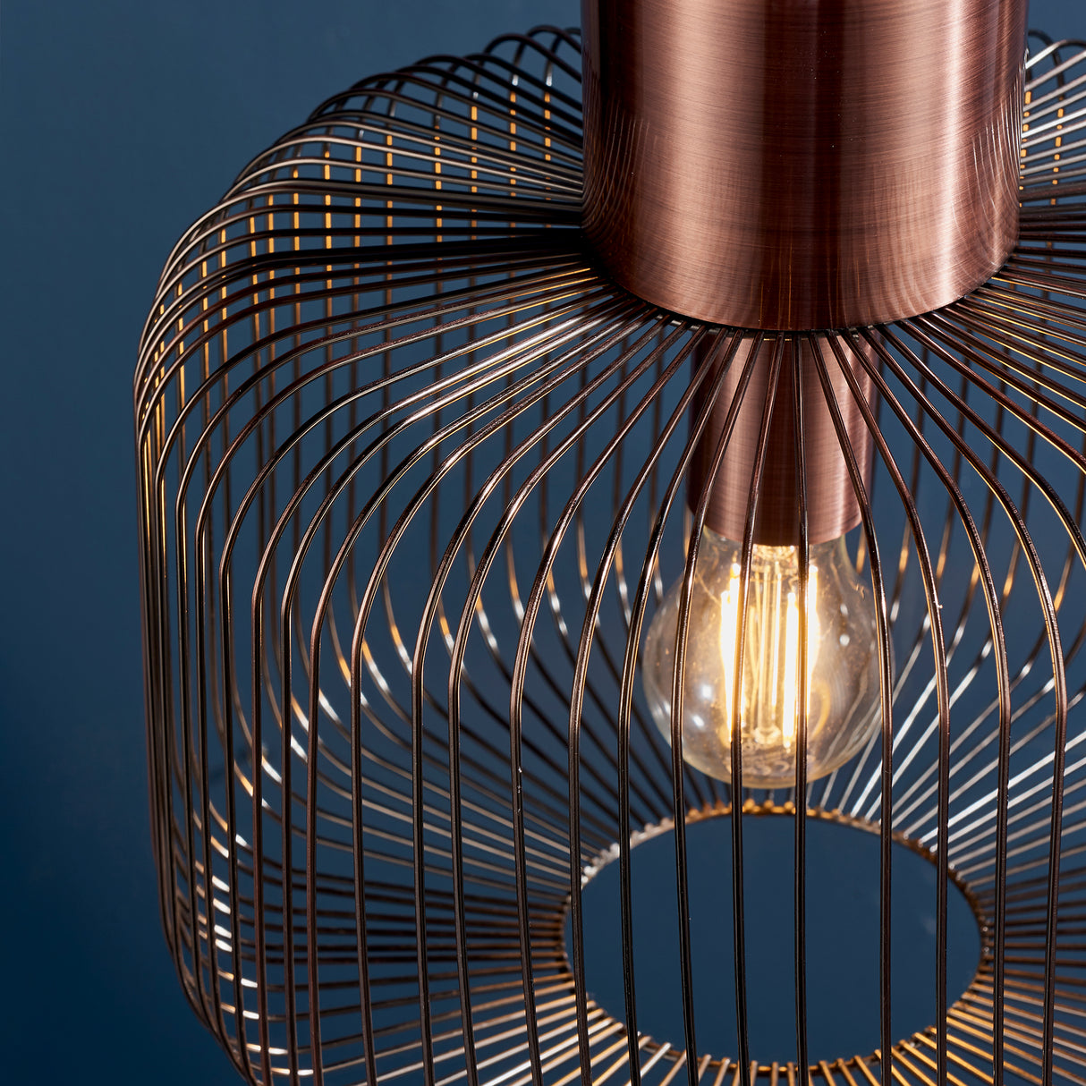 Nicola Pendant Light, Antique Copper