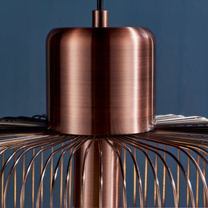 Nicola Pendant Light, Antique Copper