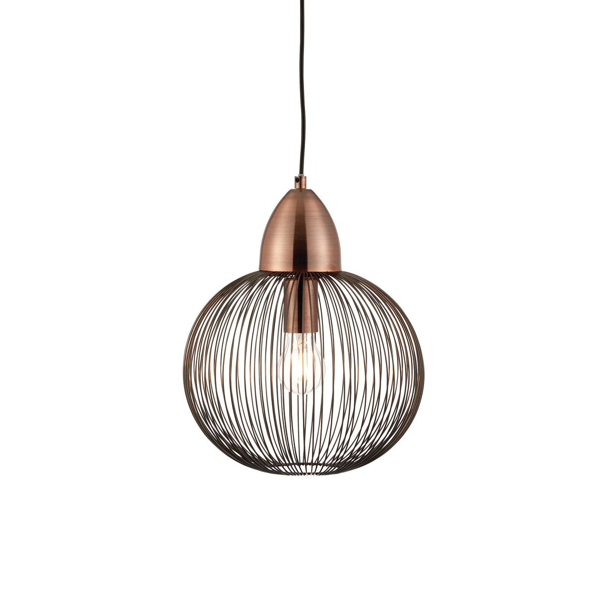 Nicola Pendant Light, Antique Copper