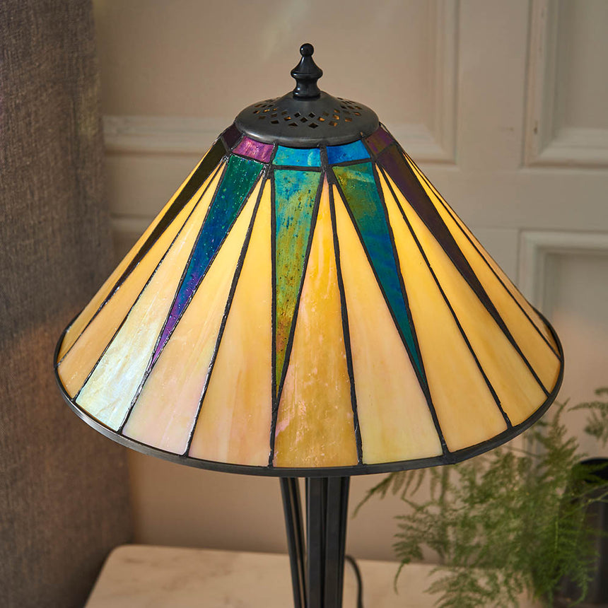 Dark Star Small Tiffany Table Lamp