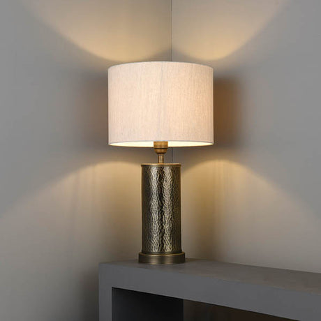 Indara Aged Bronze Table Lamp