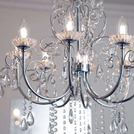 Tabitha 8 Light Bathroom Chandelier