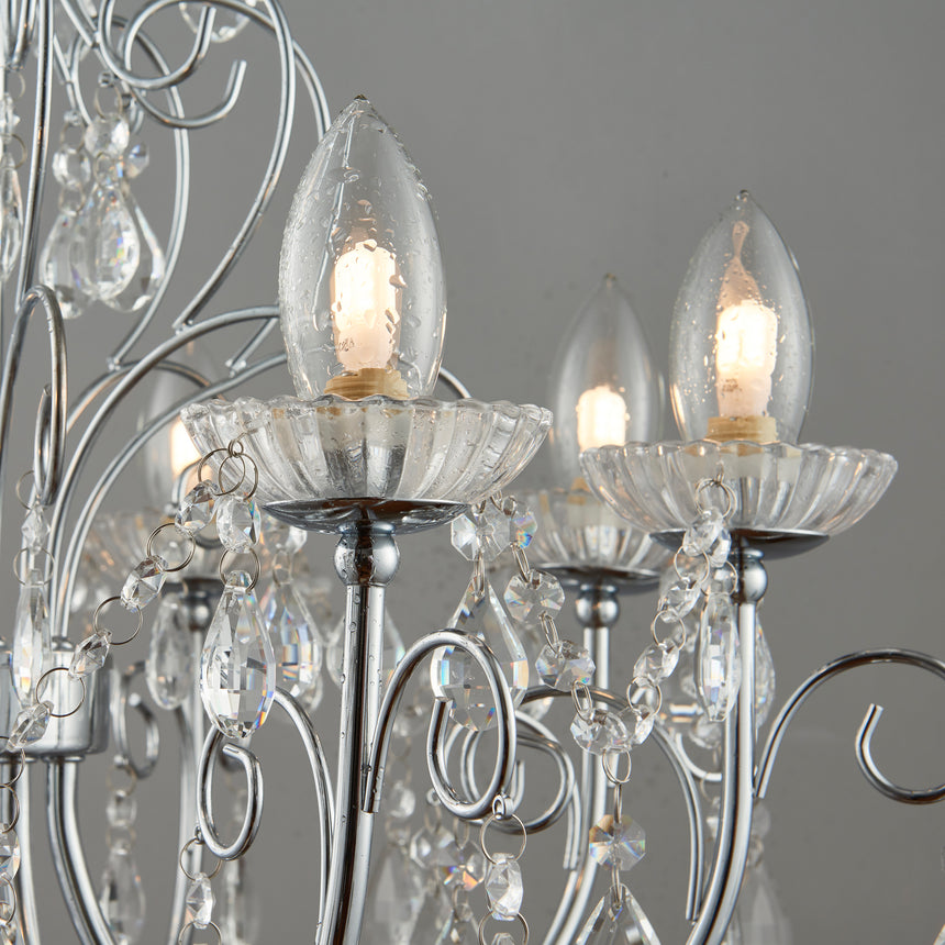 Tabitha 8 Light Bathroom Chandelier