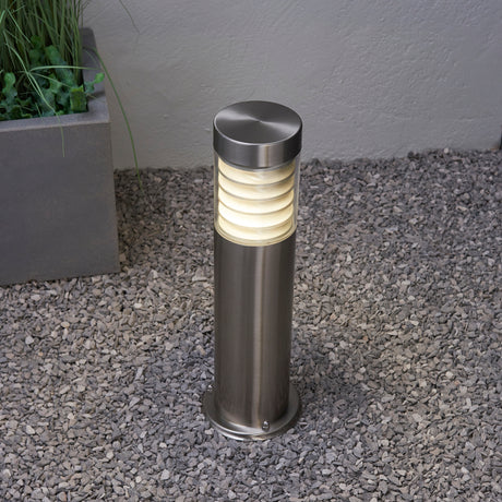 Equinox 50 LED Outdoor Post Light, Stainless Steel