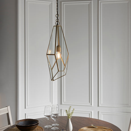 Avery Pendant Light, Antique Brass