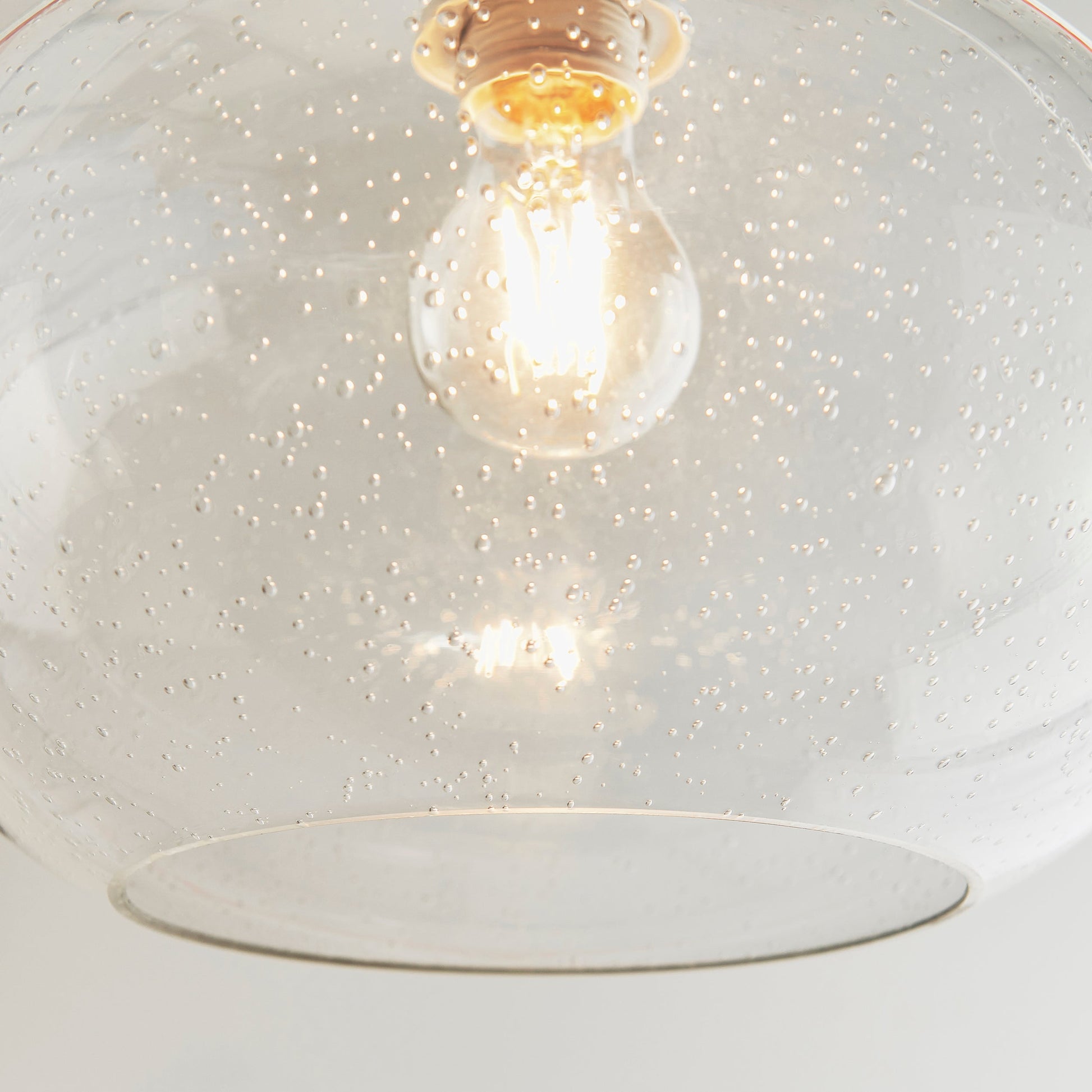 Bubble Glass Easy Fit Pendant Light