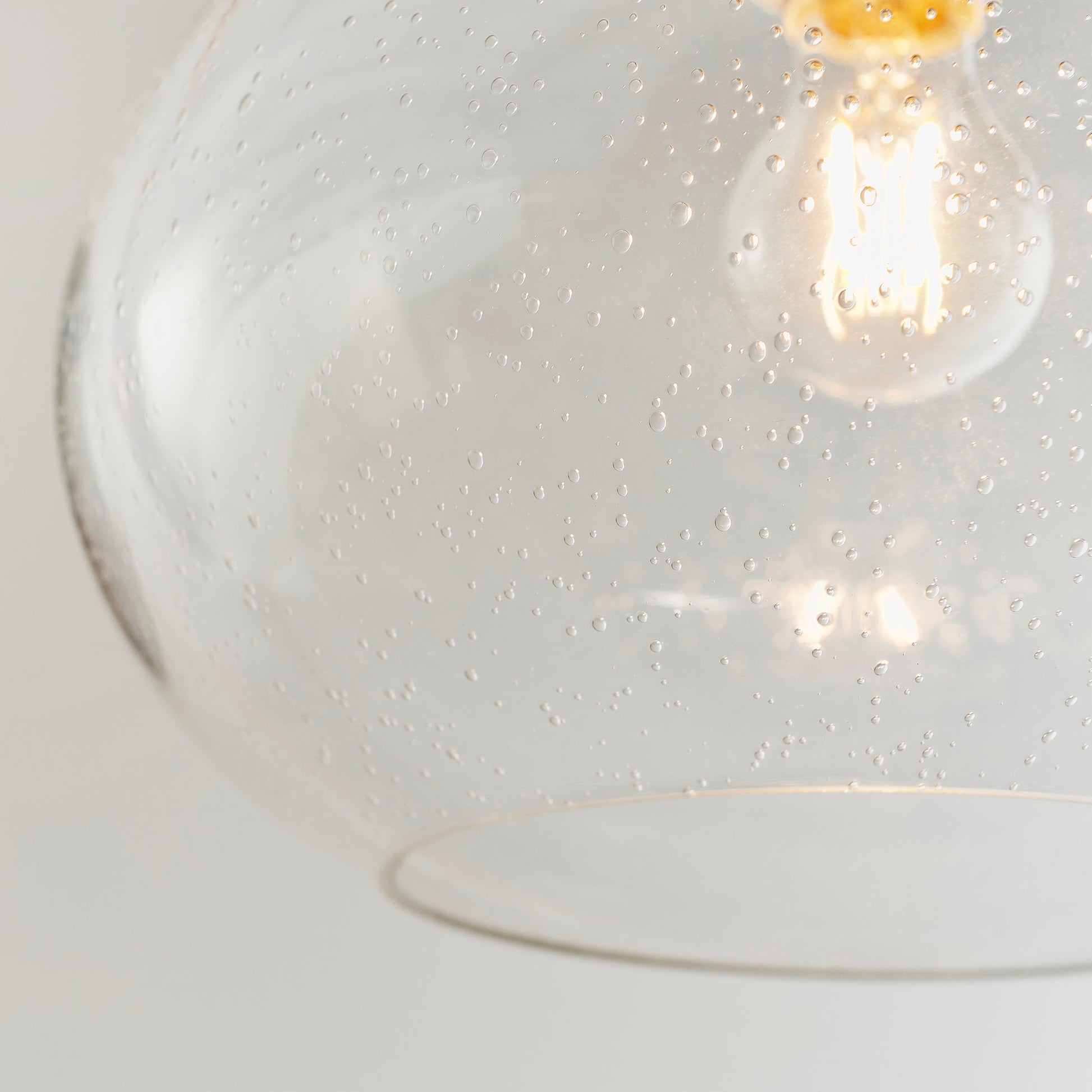 Bubble Glass Easy Fit Pendant Light
