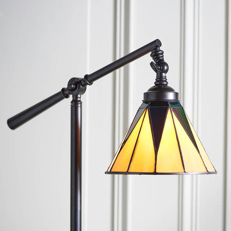 Dark Star Task Tiffany Floor Lamp