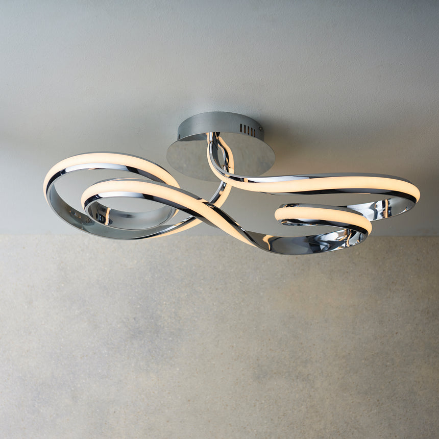 Aria LED Semi-flush Ceiling Light