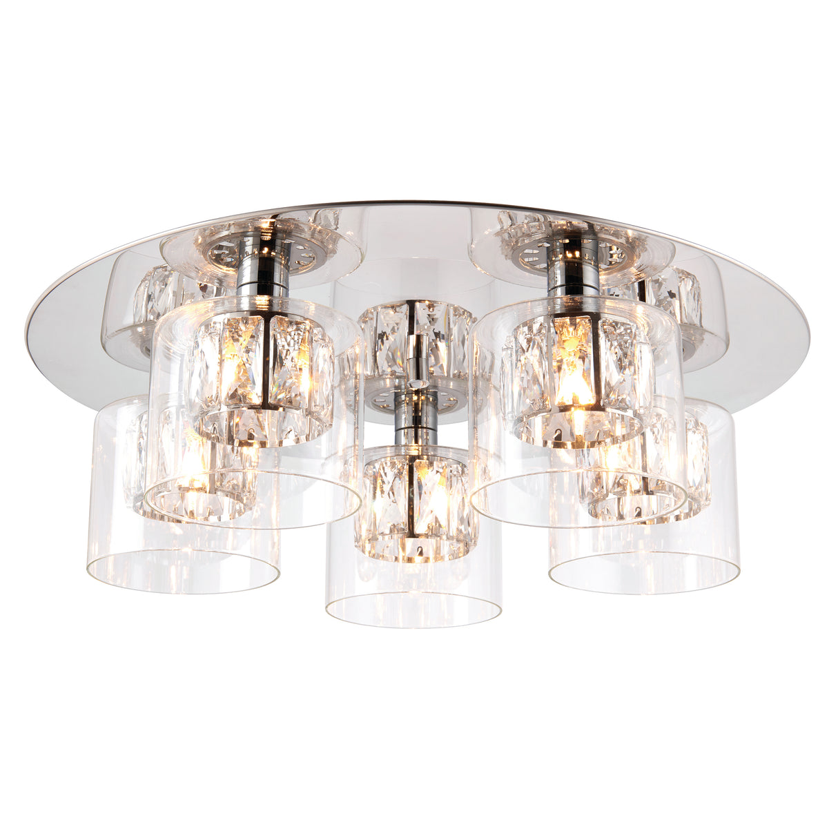 Verina 5 Light Flush Ceiling Light