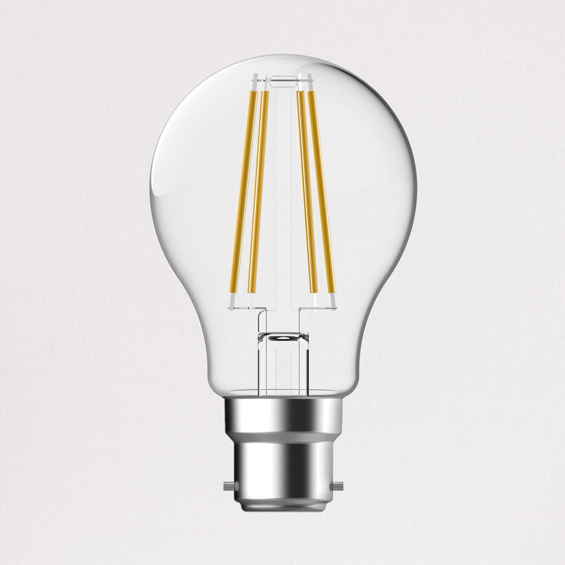 Energetic B22 8.3w 806lm A60 Warm White Dimmable LED Filament Light Bulb - -Lampsy