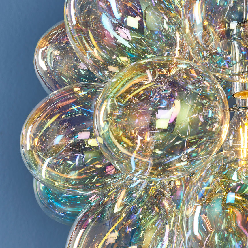 Infinity Iridescent Glass Pendant Light