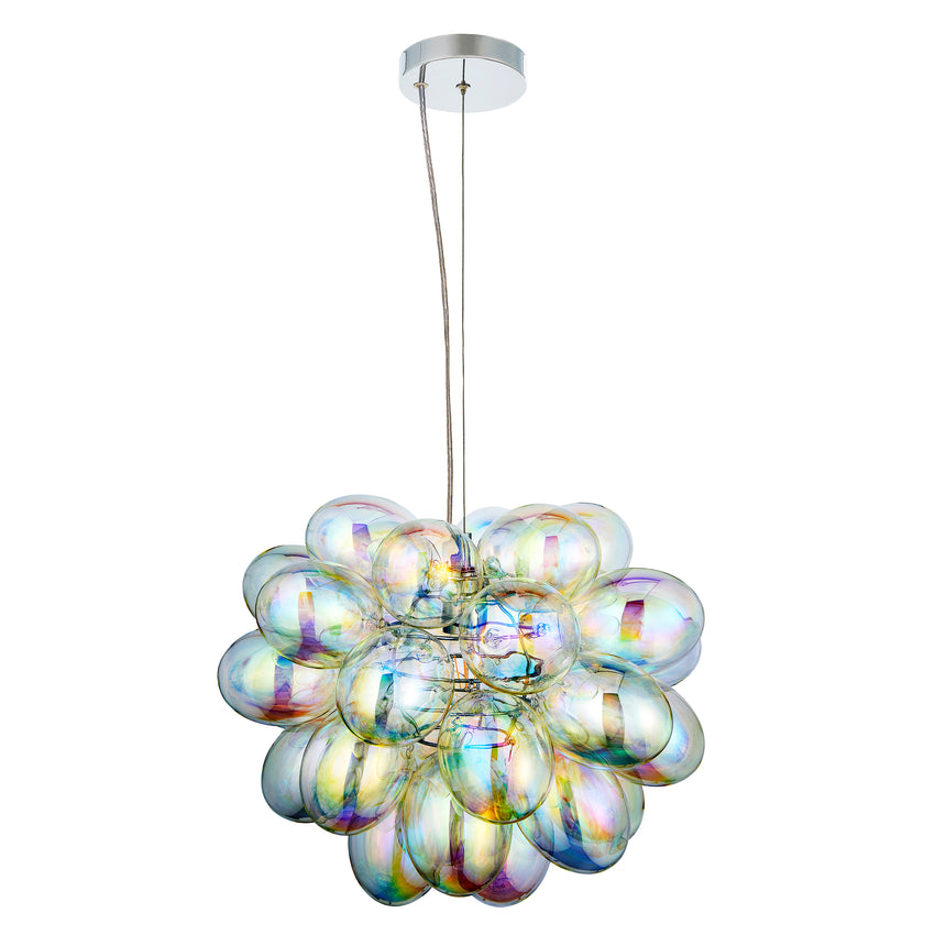 Infinity Iridescent Glass Pendant Light