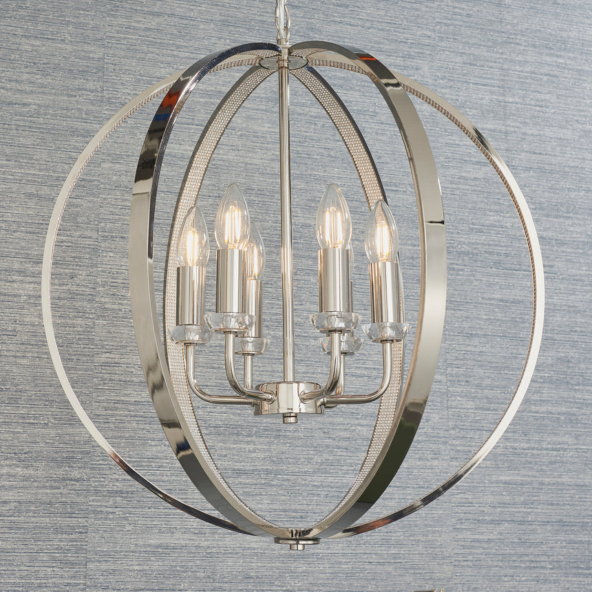 Ritz 6 Light Pendant