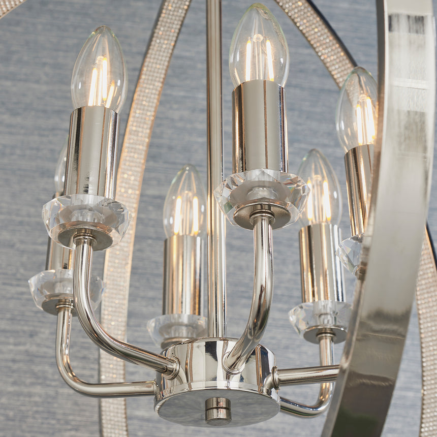 Ritz 6 Light Pendant