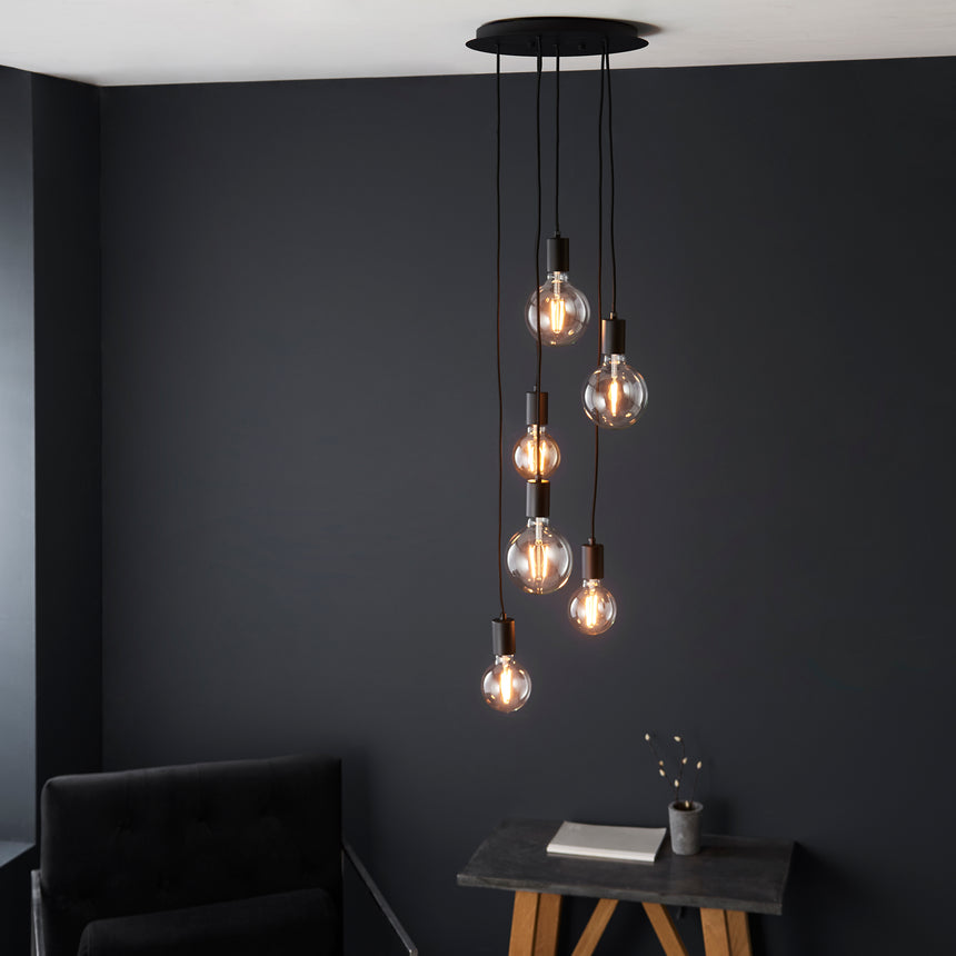 Studio 6 Light Cluster Pendant