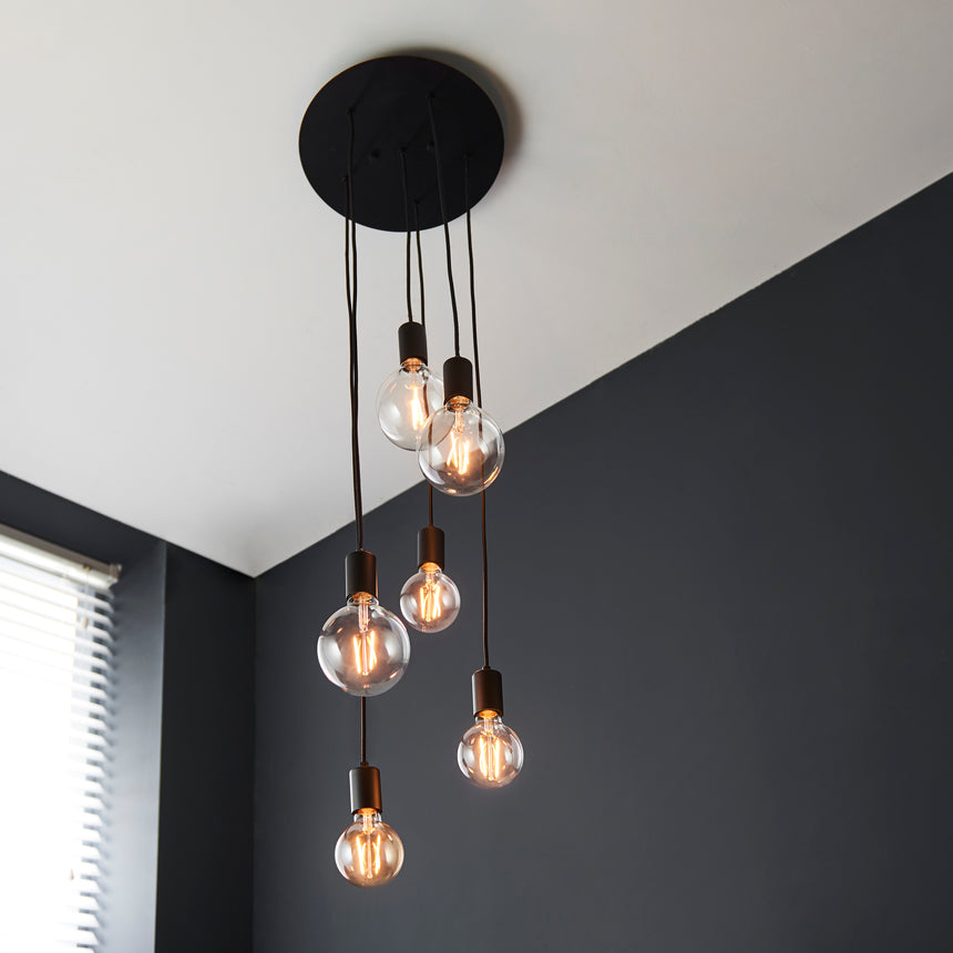 Studio 6 Light Cluster Pendant