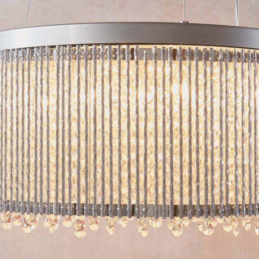 Galina Crystal 12 Light Ceiling Light