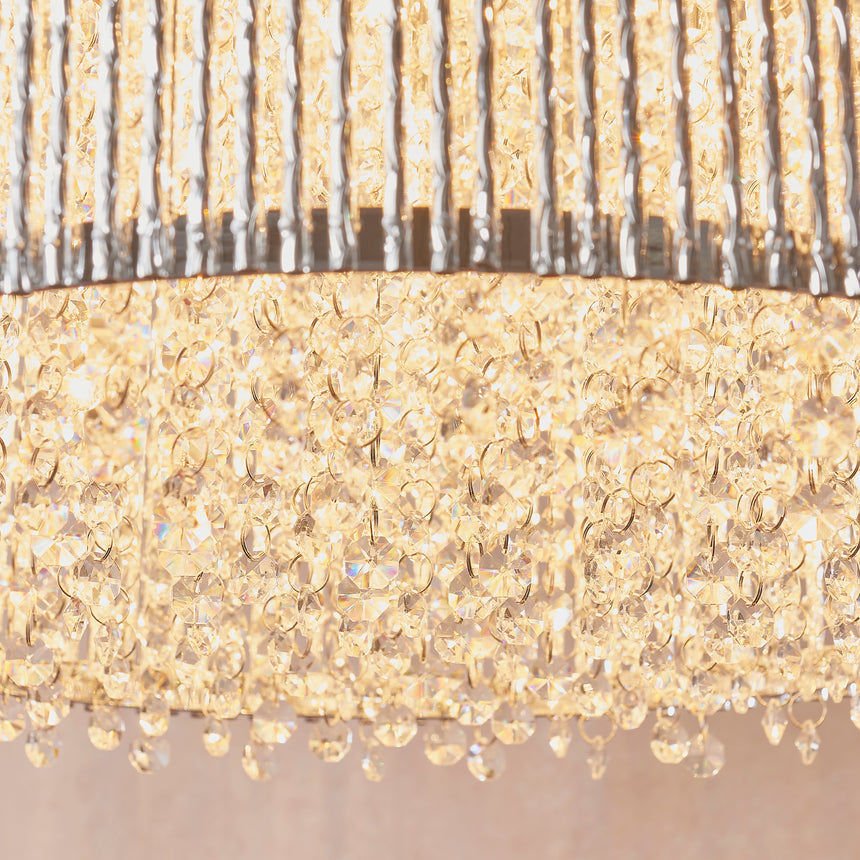 Galina Crystal 12 Light Ceiling Light