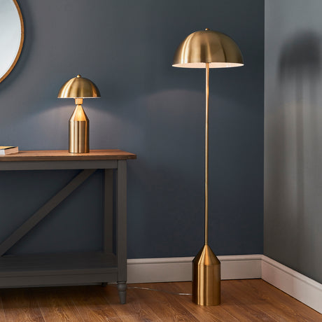 Nova Table Lamp, Antique Brass