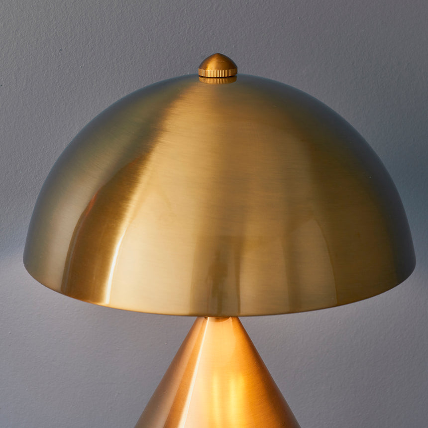 Nova Table Lamp, Antique Brass