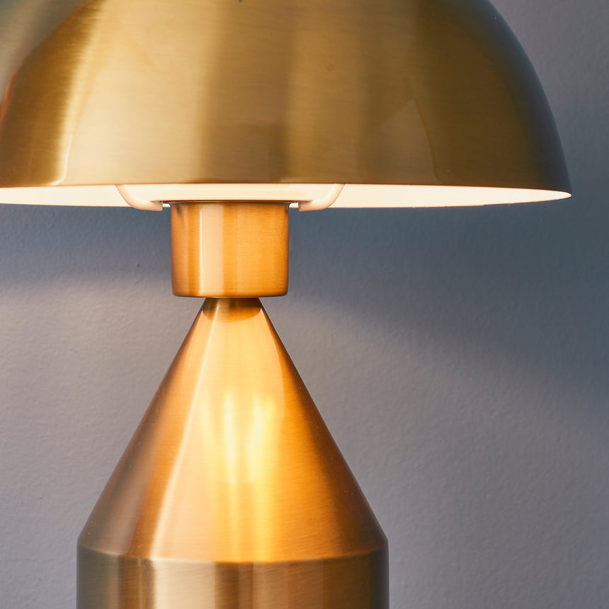 Nova Table Lamp, Antique Brass