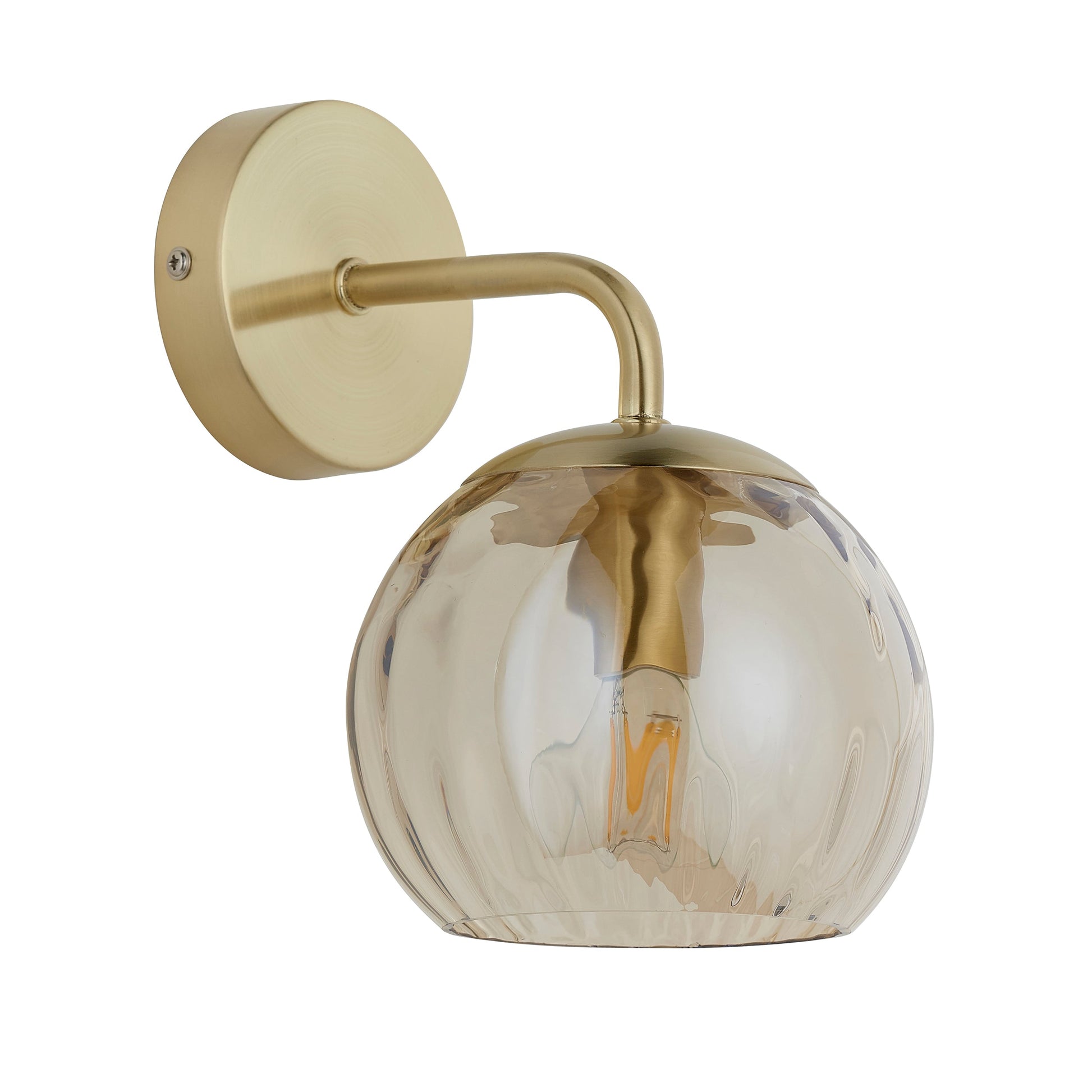 Dimple Wall Light, Gold/Champaigne