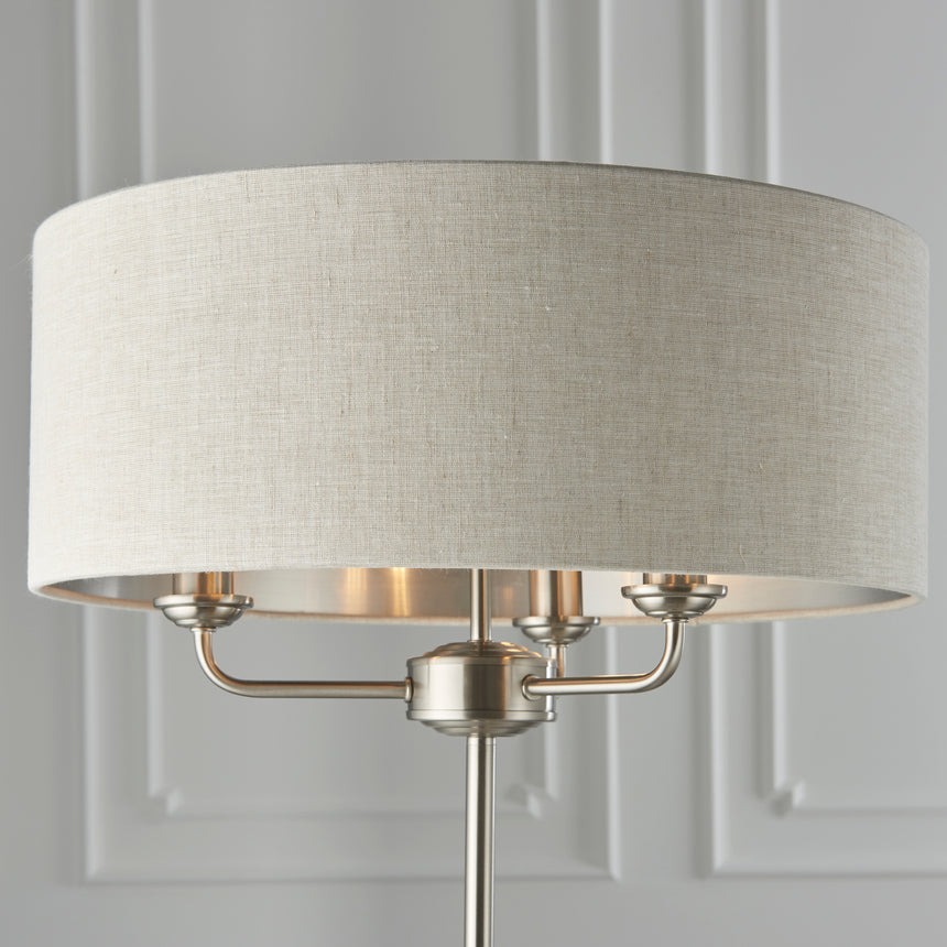 Highclere 3 Light Floor Lamp