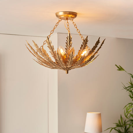 Delphine 3-Light Semi-flush Ceiling Light