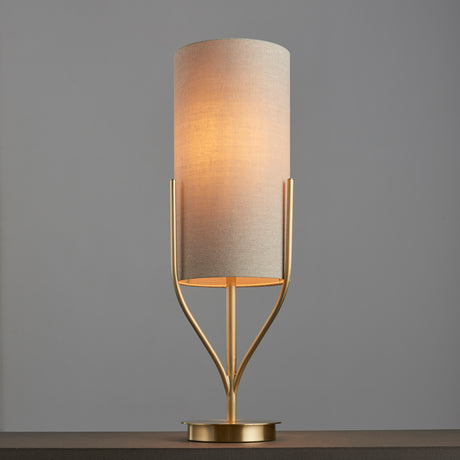 Fraser Table Lamp, Brushed Brass