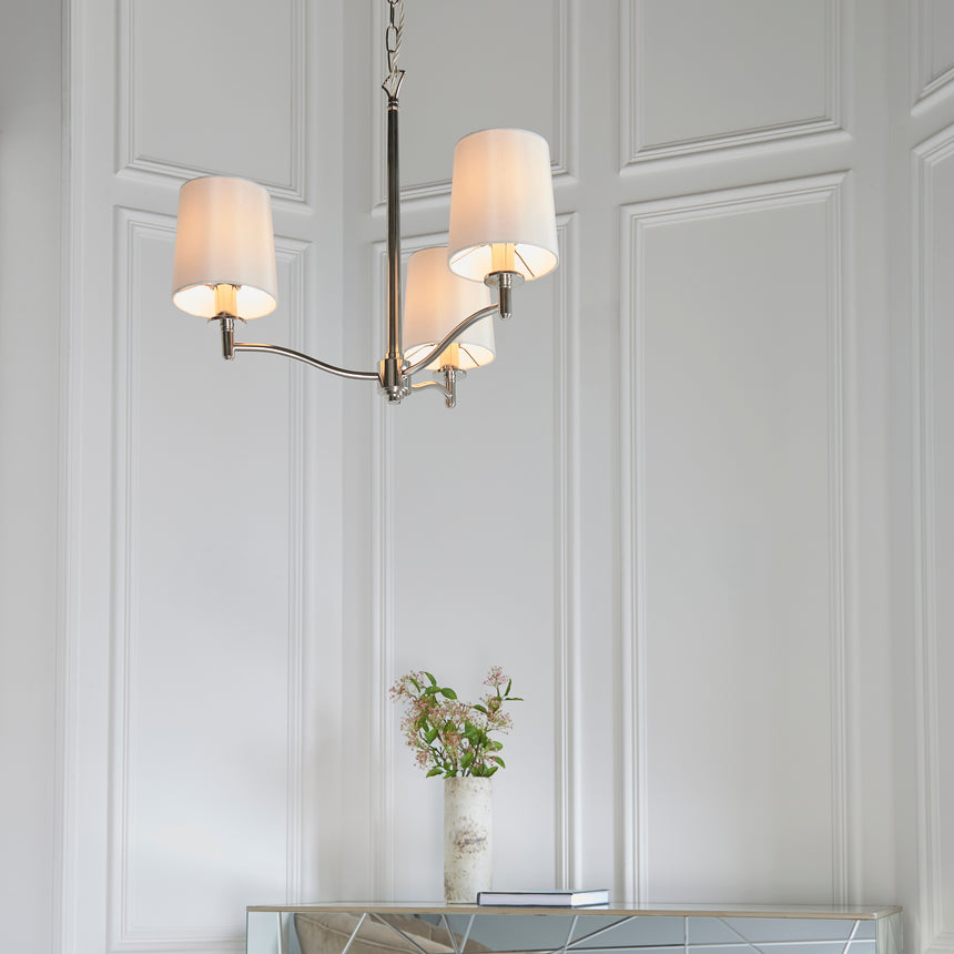 Ortona 3 Light Pendant Chandelier