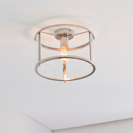 Hopton Glass Flush Ceiling Light