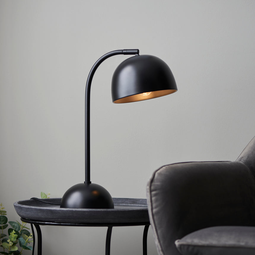 Brodey Table Lamp, Black