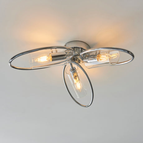 Amari 3 Semi Flush Ceiling Light