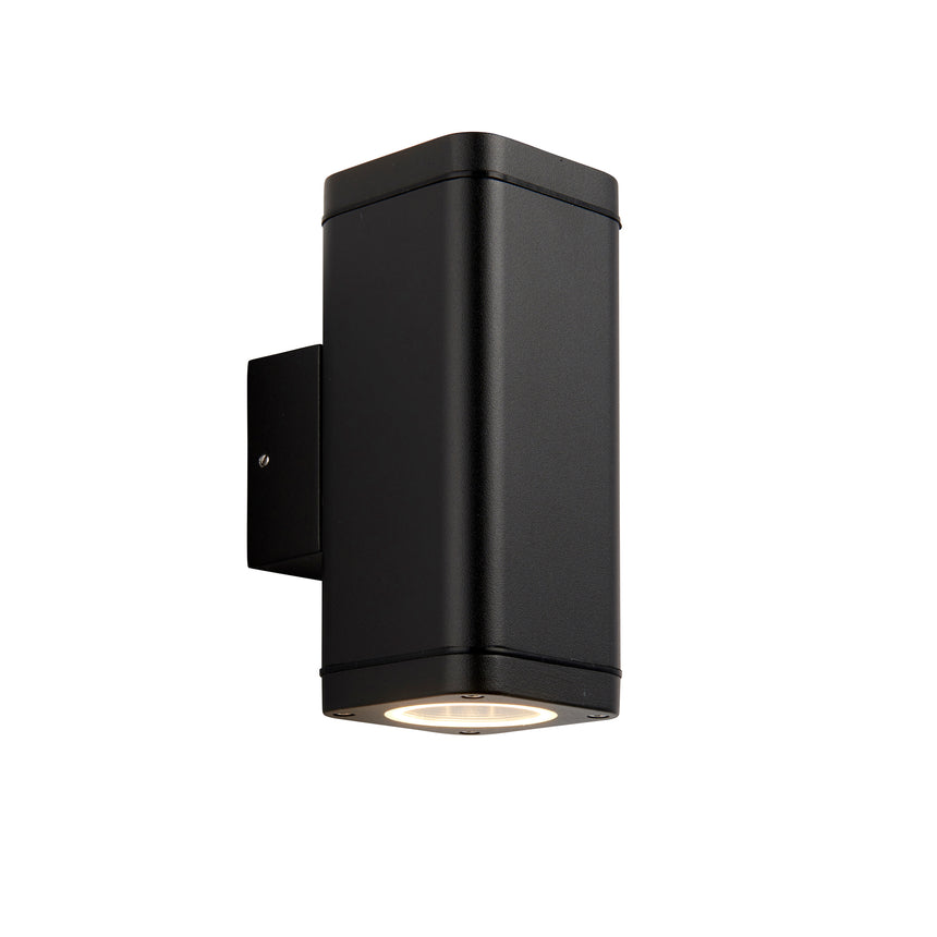 Seymour Up & Down Outdoor Wall Light, Black