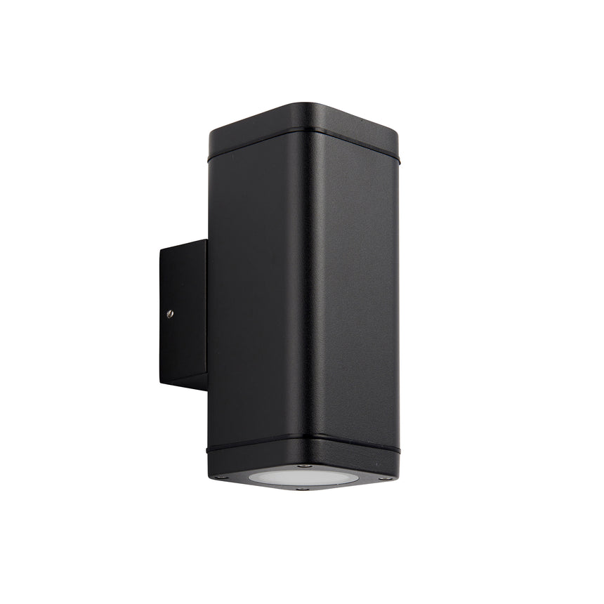 Seymour Up & Down Outdoor Wall Light, Black