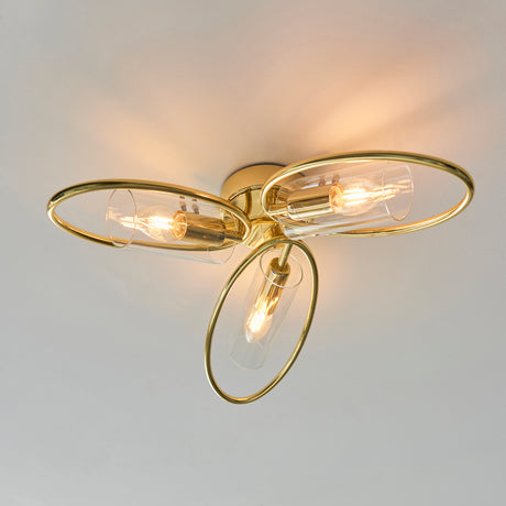 Amari 3 Semi Flush Ceiling Light