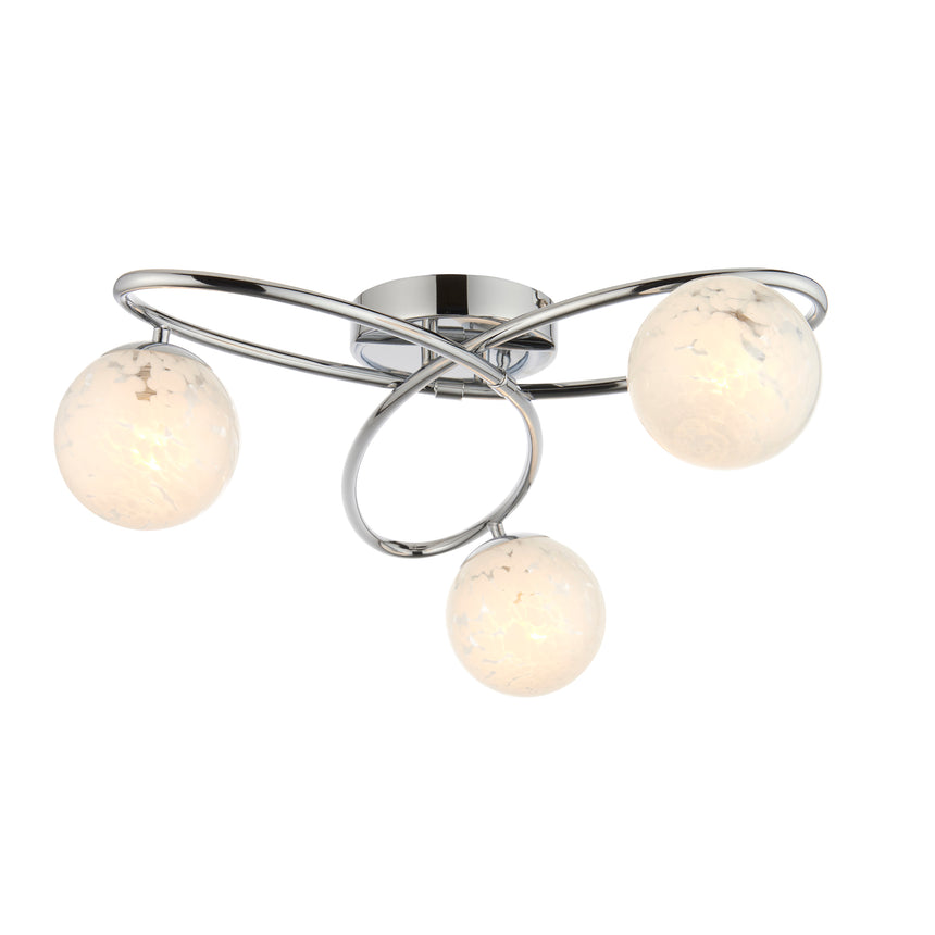 Maye 3-Light Semi Flush Ceiling Light