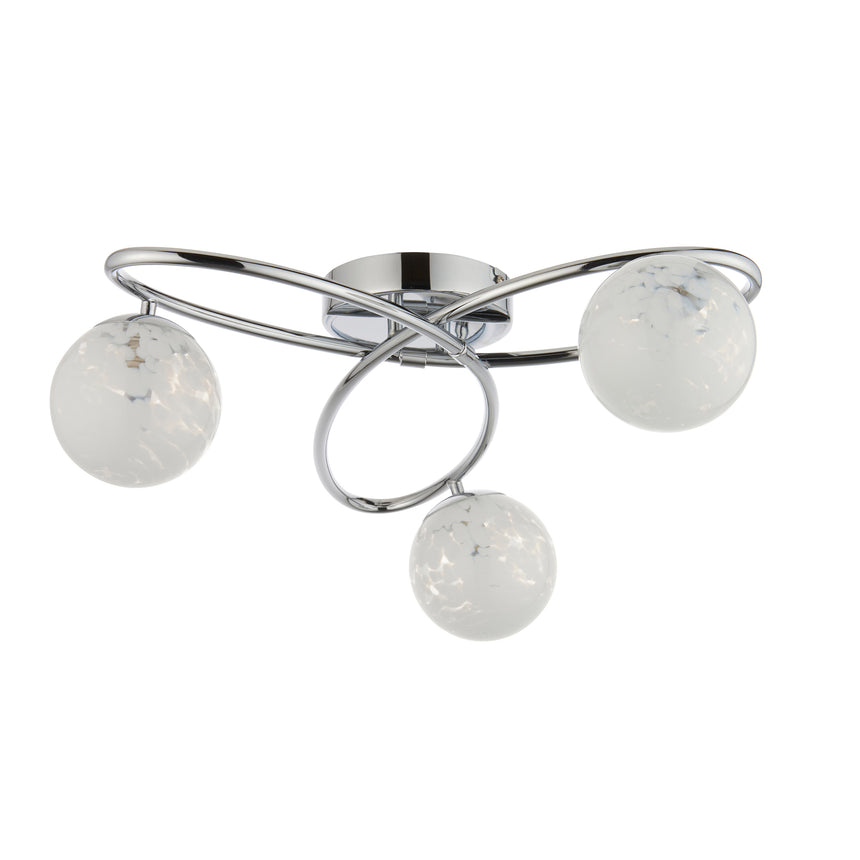 Maye 3-Light Semi Flush Ceiling Light