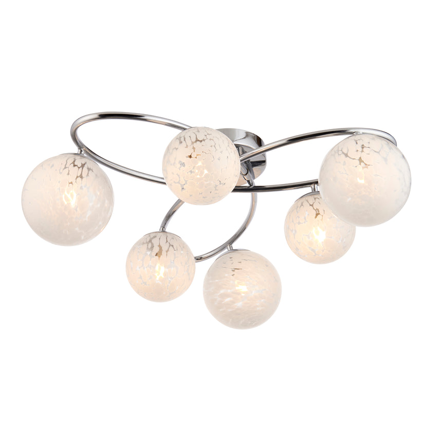 Maye 6-Light Semi Flush Ceiling Light