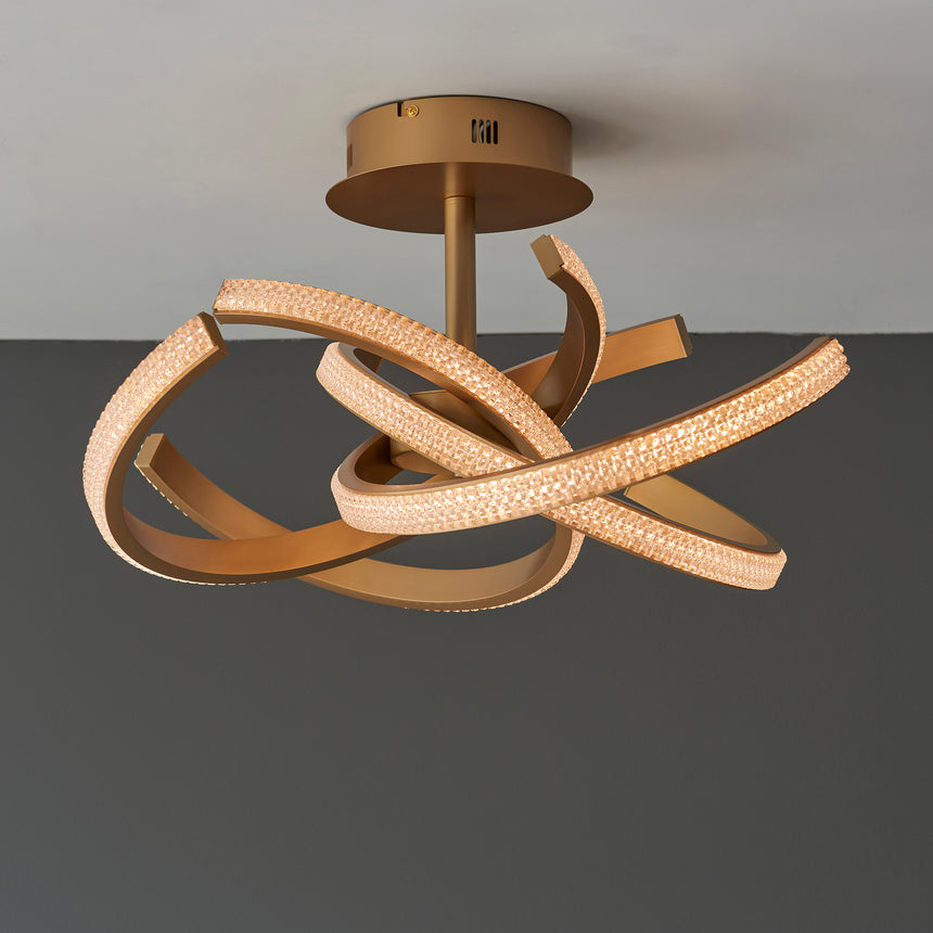 Lorenzo 4-Light Semi-flush Ceiling Light