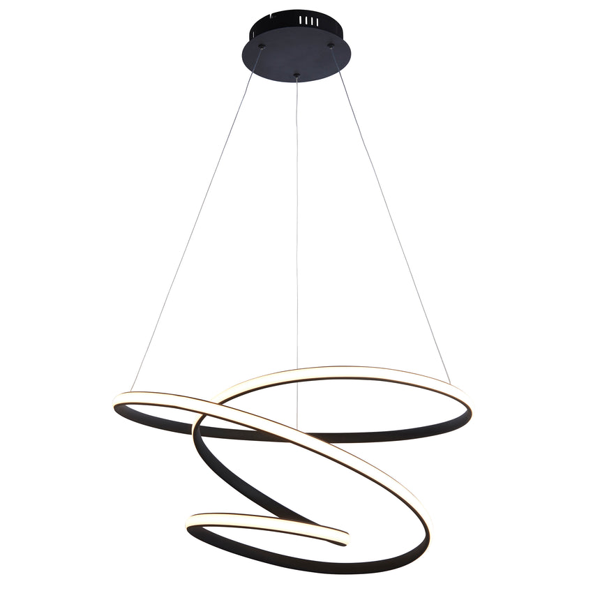 Dune LED Pendant Light, Black