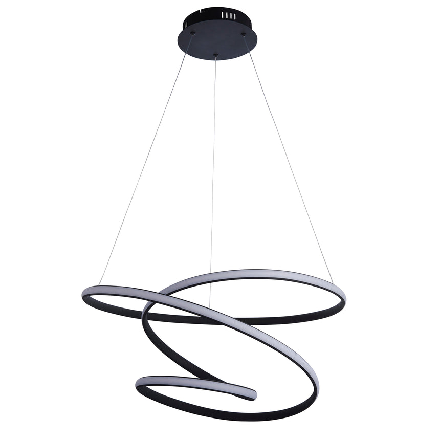 Dune LED Pendant Light, Black