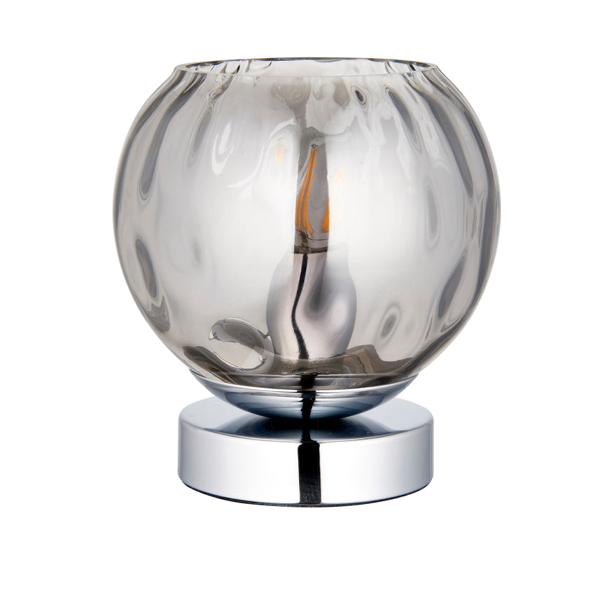 Dimpled Glass Table Lamp