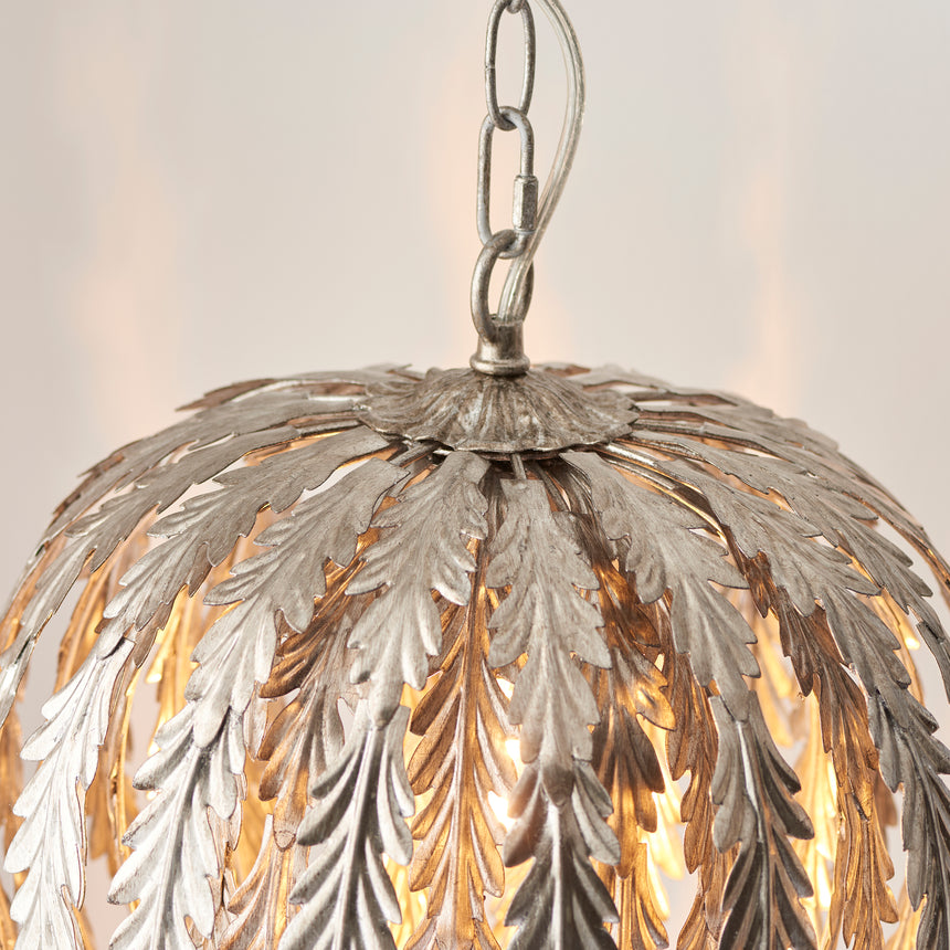 Delphine 35 Pendant Light, Silver