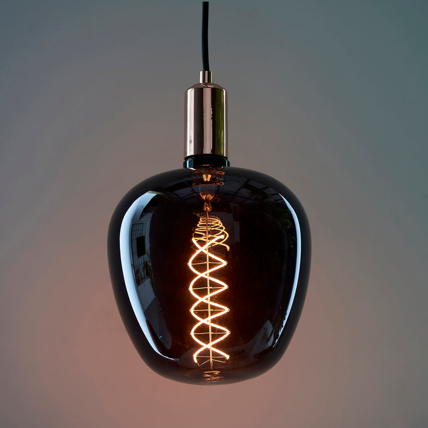 Helix E27 Decorative Bulb, Smoke